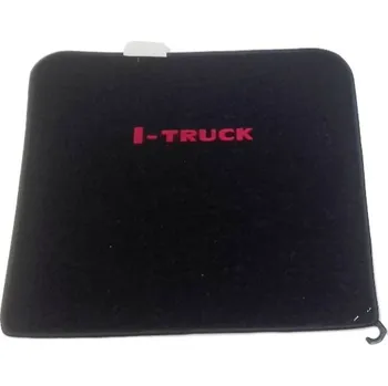 autokoberec Koberec textilní středový pro IVECO STRALIS od 2013 vysoká kabina, automat, černo-červená barva