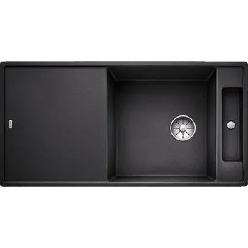 Granitový dřez BLANCO Axia III XL 6 S InFino Silgranit s excentrem oboustranné provedení + dřevěná deska