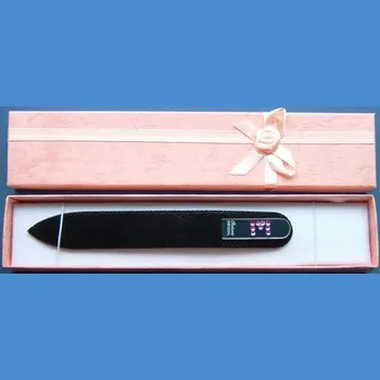 Skleněný pilník na nehty Swarovski střední 140/2mm písmeno - "E"