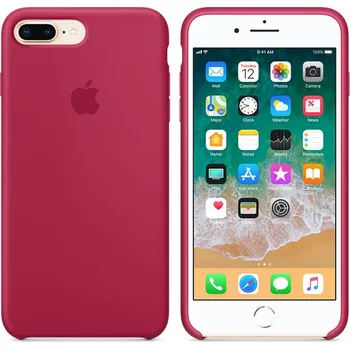 Pouzdro na mobilní telefon Apple iPhone 8 Plus/7 Plus Silicone Case Rose Red