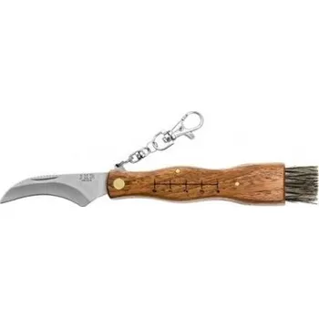 Bojový nůž Nůž na hřiby s měřidlem, štětinkami na čištění a zahlým ostřím to je houbařský nůž