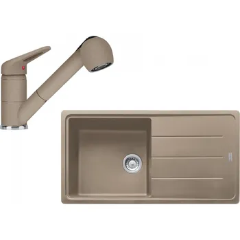 Granitový dřez Franke G138 set + dřez BFG 611 + baterie FC 9547