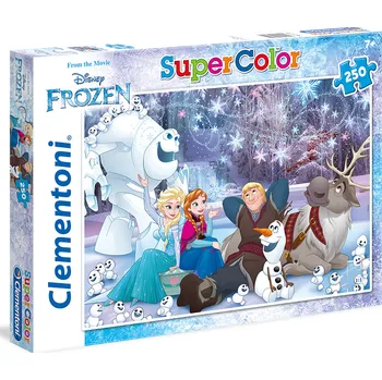 Puzzle Clementoni Supercolor Ledové království 29741 250 dílků