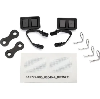 RC vybavení Traxxas zpětná zrcátka černé (pár)