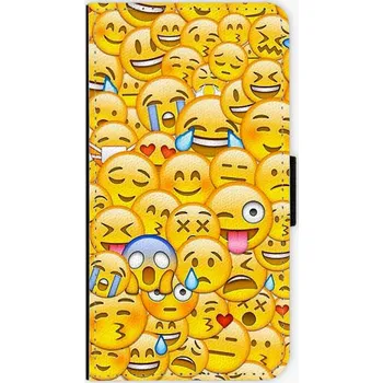 Pouzdro na mobilní telefon iSaprio Emoji pro Huawei Ascend P8 Lite flipové