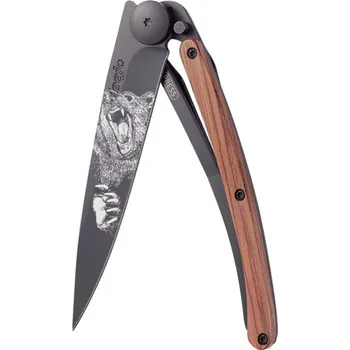 kapesní nůž 1GB128 Tattoo GRIZZLY nůž Deejo 37g Coralwood