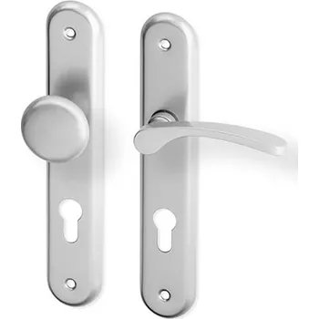 Dveřní kování Kování AC-T VIOLA AL PZ/90 stříbrné kl.-kn. P