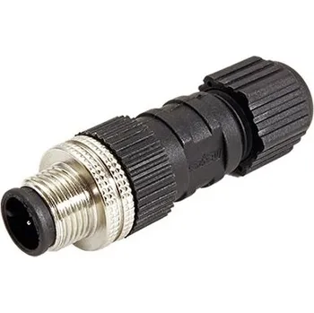 Datový kabel Průmyslový konektor M12 4pin (M), kód A, letovací (2451) - 11.50.2010