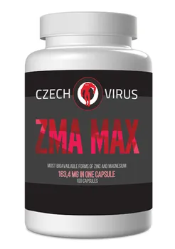 Anabolizér Czech Virus ZMA Max 100 cps.