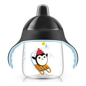 Kojenecká láhev Avent kouzelný hrneček Premium 260ml SCF753 černý