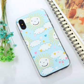 Kryt pro iPhone XS / iPhone X - sluníčka