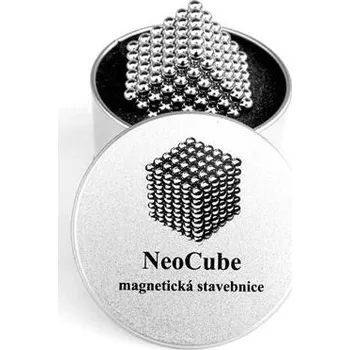Hlavolam Neocube 6mm, nikl, originál v dárkové krabičce