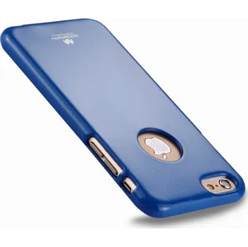 Pouzdro na mobilní telefon MERCURY GOOSPERY ochranný třpytivý kryt pro Apple iPhone 6 Plus / 6S Plus - tmavě modrý
