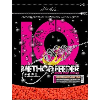 LK Baits IQ Method Feeder Speed Pellets 4 mm 600 g, Spicy Peach
