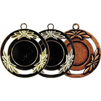 Medaile - dvoukruhová - Barva: Bronzová