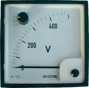 Weigel EQ 96 SWT analogový vestavný měřicí přístroj