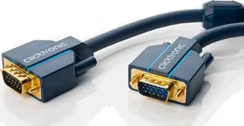 Video kabel Clicktronic HQ OFC VGA kabel, MD15HD - MD15HD, DDC2, 1:1, 1m