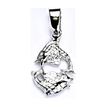 Přívěsek Stříbrný přívěšek, znamení ryb, přívěšek ze stříbra, 1,15 g