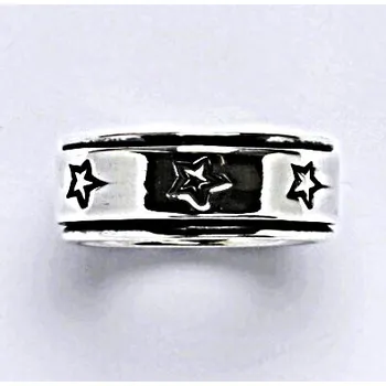 Prsten Stříbrný prsten s patinou, prsten ze stříbra,váha 7,67 g