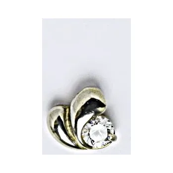 Přívěsek Stříbrný přívěšek se syntetickým zirkonem, P 1008