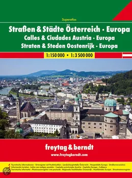 Autoatlas: Silnice & města Rakouska 1:150 000 - Freytag & Berndt 