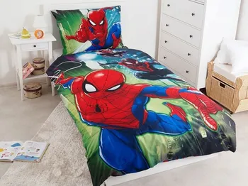 Ložní povlečení Jerry Fabrics Spiderman 05 140 x 200, 70 x 90 cm zipový uzávěr