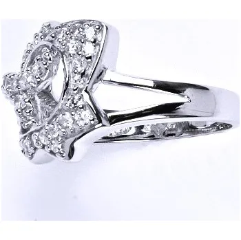 Prsten Stříbrný prsten s čirými zirkony,prsten ze stříbra,váha 5,12 g