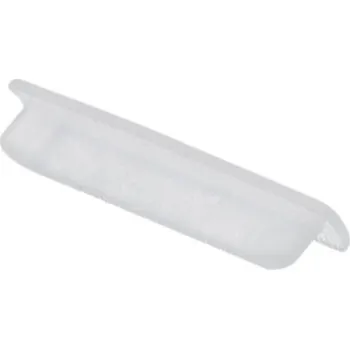 Antiprachová záslepka dock konektoru pro Apple iPad 2. / 3.gen. - průhledná