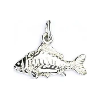 Přívěsek Stříbrný přívěsek, kapřík, přívěsek ze stříbra, kapr, P 430