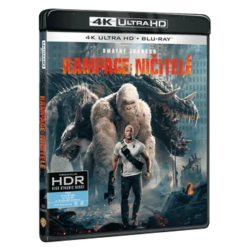 Blu-ray film Blu-ray Rampage: Ničitelé 4K Ultra HD Blu-ray (2018) 2 disky