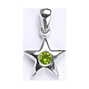 Přívěsek Stříbrný přívěšek se zirkonem