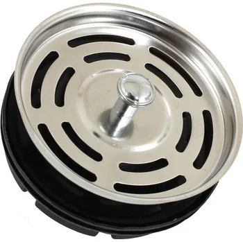 sítko a zátka do dřezu EcoMaster zátka s funkcí sítka Evo3 k drtičům odpadu