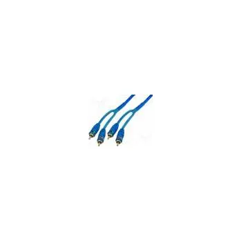 Audio kabel 4CARMEDIA Kabel k zesilovači RCA vidlice x2,RCA vidlice x2 5m