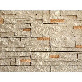 Obklad Kámen lámaný Vaspo béžový 36x10,7cm cena za balení