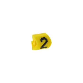 HELLERMANNTYTON Kabelové značky pro kabely a vodiče Symbol štítku:2 1-3mm