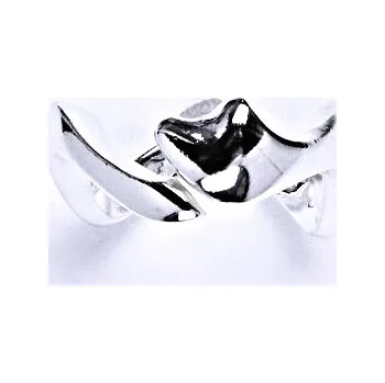 Prsten Stříbrný prstýnek, prsten ze stříbra, váha 5,86 g