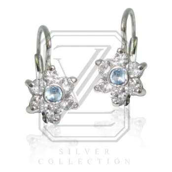 Náušnice Stříbrné náušnice se zirkony - VE 58