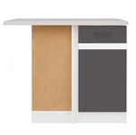 BRW Junona Line DNW/100/82L bílá/šedý…