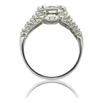 Prsten Stříbrný prsten se zirkony bílé barvy-VR256