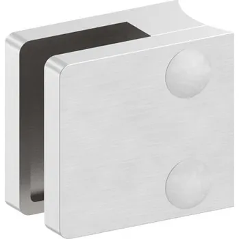 Zábradlí Feldmann 2233-V4A - nerezový držák skla na trubku pr. 33,7 mm - model 22, AISI 316 brus