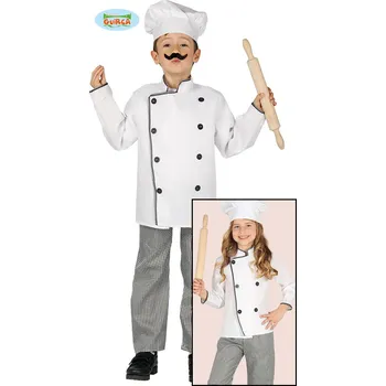 Karnevalový kostým Guirca Fiestas Španělsko Kostým kuchař varianta: 4 až 6 let