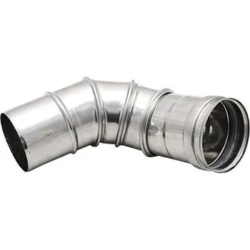 Kouřovod ROCCHEGGIANI Koleno nerezové 80 mm natáčecí