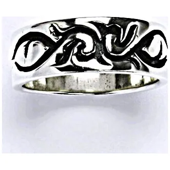 Prsten Stříbrný prsten s patinou,prsten ze stříbra,váha 7,77 g