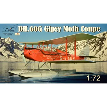Plastikový model 1/72 D.H. 60G Gipsy Moth Coupe