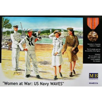 Plastikový model 1/35 Women at War (US Navy Waves)