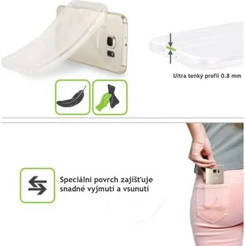 Pouzdro na mobilní telefon Silikonový obal na mobil Samsung Galaxy J5 2017 čirý HEAD CASE (Pouzdro gelové HEAD CASE na mobil Samsung Galaxy J5 2017 čistý průhledný vzor)