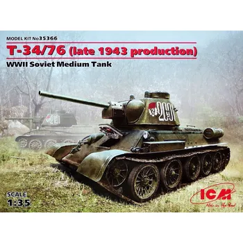 Plastikový model 1/35 T-34/76 (late 1943) Soviet Medium Tank WWII