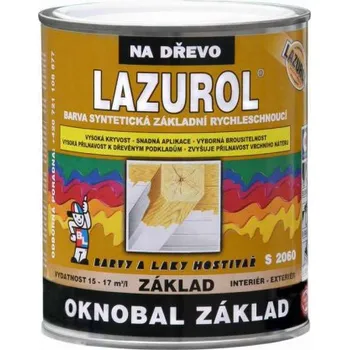Barva na dřevo Lazurol S2060 Oknobal 0,6 l bílá