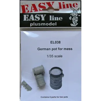 Plastikový model 1/35 German pot for mess (2 pcs.) EASY LINE