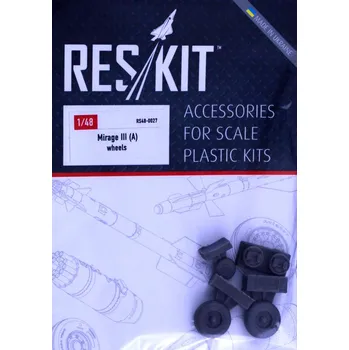 autíčko 1/48 Dassault Mirage III (A) wheels set (HELL)